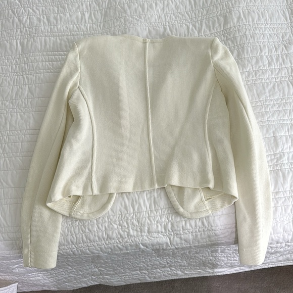 Whistles Collarless Jersey Jacket - Picture 7 of 7